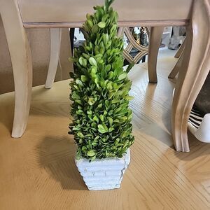 16 Inches Artificial Boxwood Tower Topiary Tree Decor UV (Indoor/Outdoor)